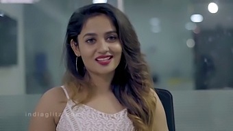 Pretty Girl Assisting Producer In Tamil
