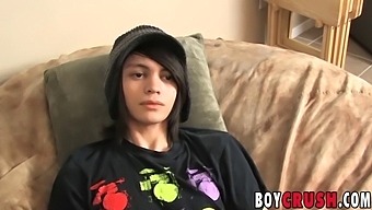 Beautiful Young Man Masturbates And Ejaculates During A Sex Chat