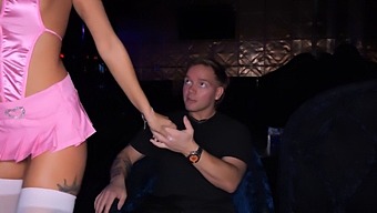 Sexy Exotic Dancer Satisfies A Hard Cock With Her Mouth And Hands