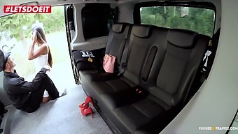 Asian Teen'S Intimate Encounter In A Taxi: A Vip Sex Vault Experience